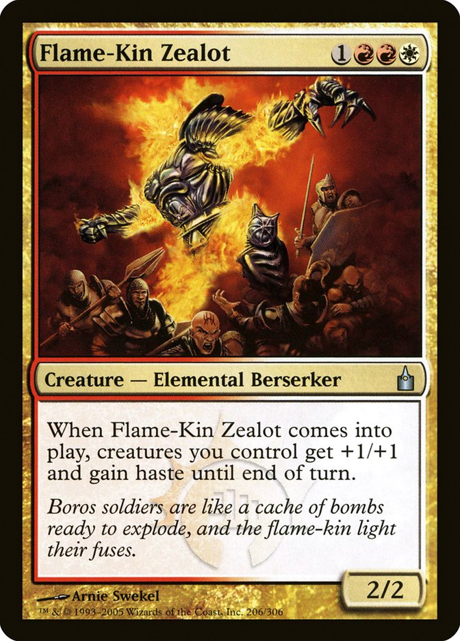 Flame-Kin Zealot [Ravnica: City of Guilds] | Kessel Run Games Inc. 