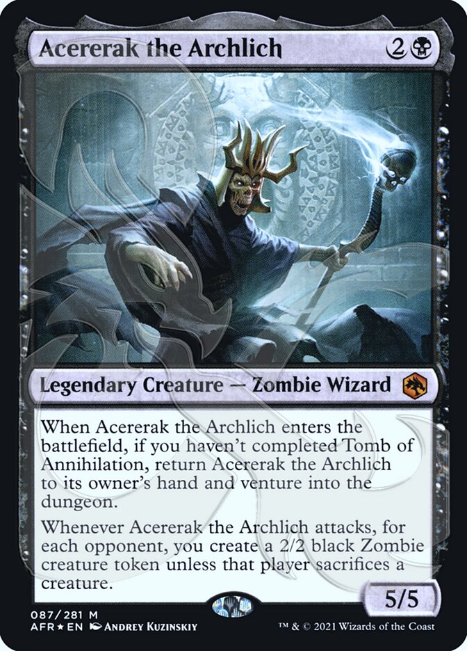 Acererak the Archlich (Ampersand Promo) [Dungeons & Dragons: Adventures in the Forgotten Realms Promos] | Kessel Run Games Inc. 