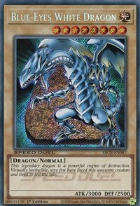 Blue-Eyes White Dragon (Secret) [SBCB-EN087] Secret Rare | Kessel Run Games Inc. 