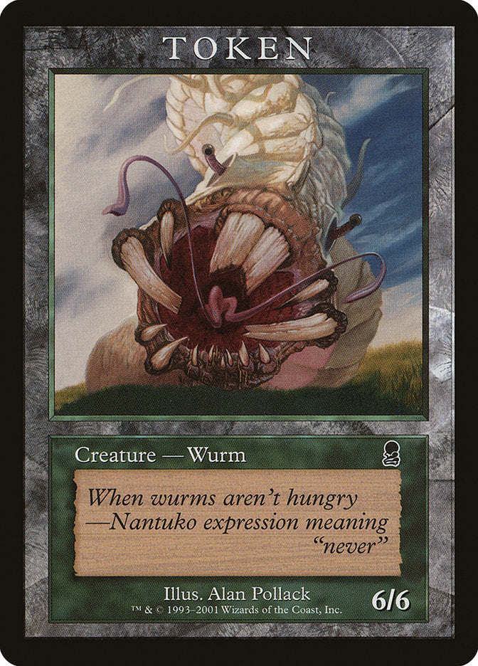 Wurm Token [Magic Player Rewards 2002] | Kessel Run Games Inc. 
