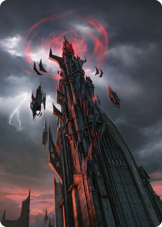 Barad-dur Art Card [The Lord of the Rings: Tales of Middle-earth Art Series] | Kessel Run Games Inc. 