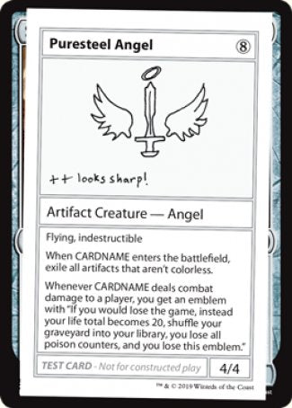 Puresteel Angel (2021 Edition) [Mystery Booster Playtest Cards] | Kessel Run Games Inc. 