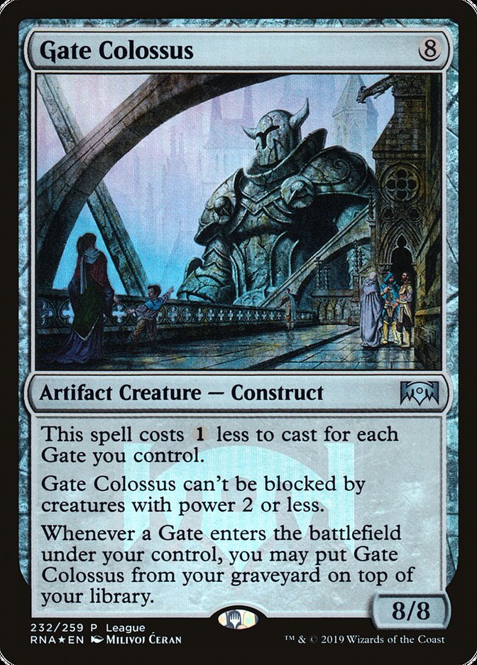 Gate Colossus (League) [Ravnica Allegiance Promos] | Kessel Run Games Inc. 