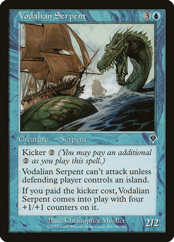 Vodalian Serpent [Invasion] | Kessel Run Games Inc. 