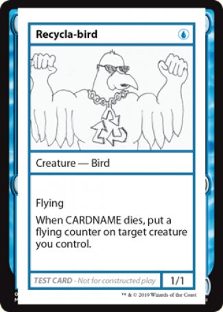 Recycla-bird (2021 Edition) [Mystery Booster Playtest Cards] | Kessel Run Games Inc. 