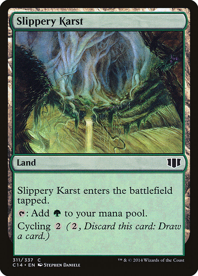 Slippery Karst [Commander 2014] | Kessel Run Games Inc. 