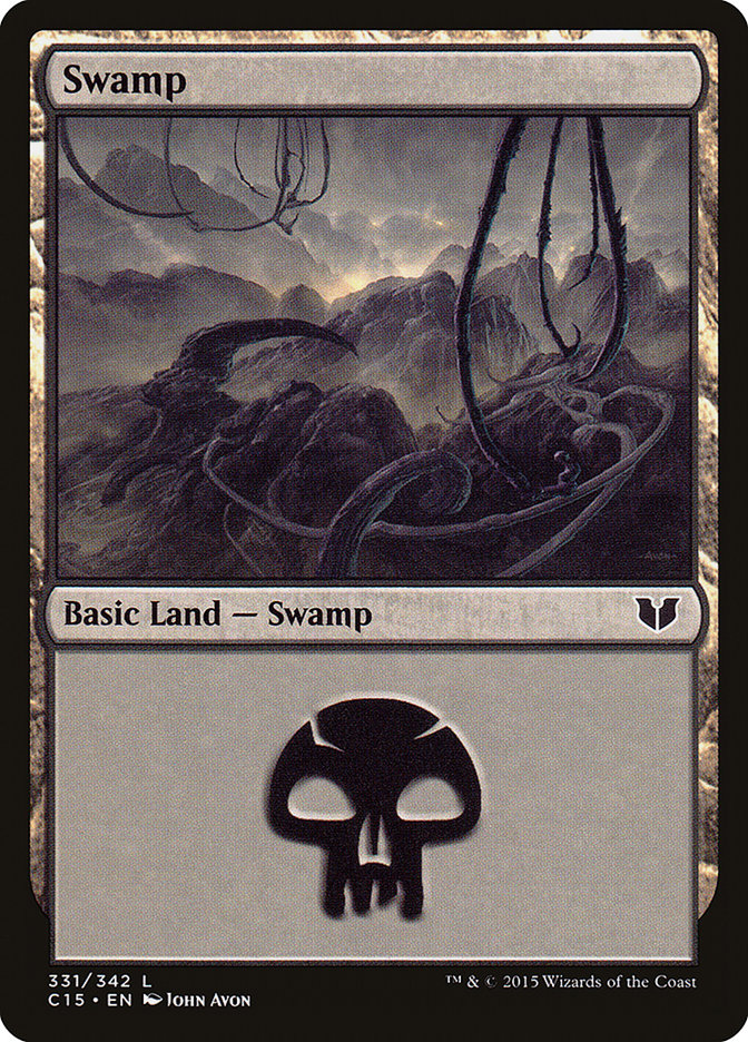 Swamp (331) [Commander 2015] | Kessel Run Games Inc. 