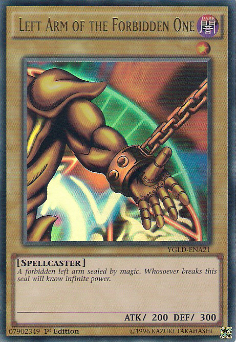 Left Arm of the Forbidden One [YGLD-ENA21] Ultra Rare | Kessel Run Games Inc. 