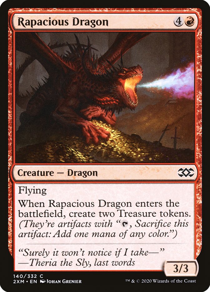 Rapacious Dragon [Double Masters] | Kessel Run Games Inc. 