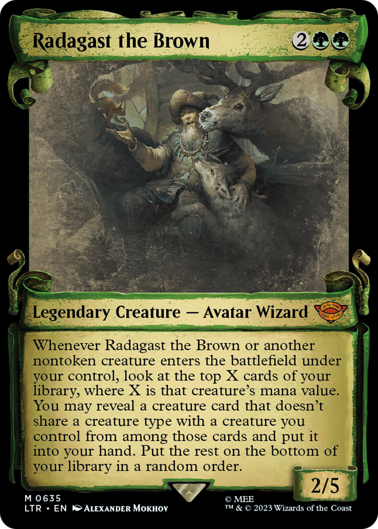 Radagast the Brown [The Lord of the Rings: Tales of Middle-Earth Showcase Scrolls] | Kessel Run Games Inc. 