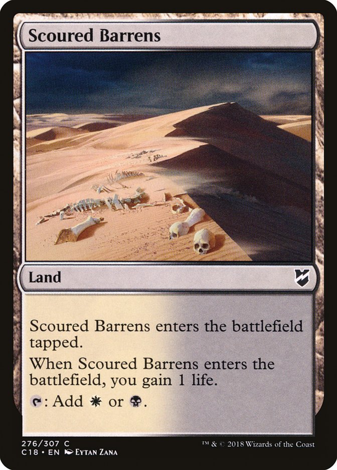 Scoured Barrens [Commander 2018] | Kessel Run Games Inc. 