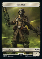Soldier (004) // Vanguard Suppressor Double-Sided Token (Surge Foil) [Warhammer 40,000 Tokens] | Kessel Run Games Inc. 