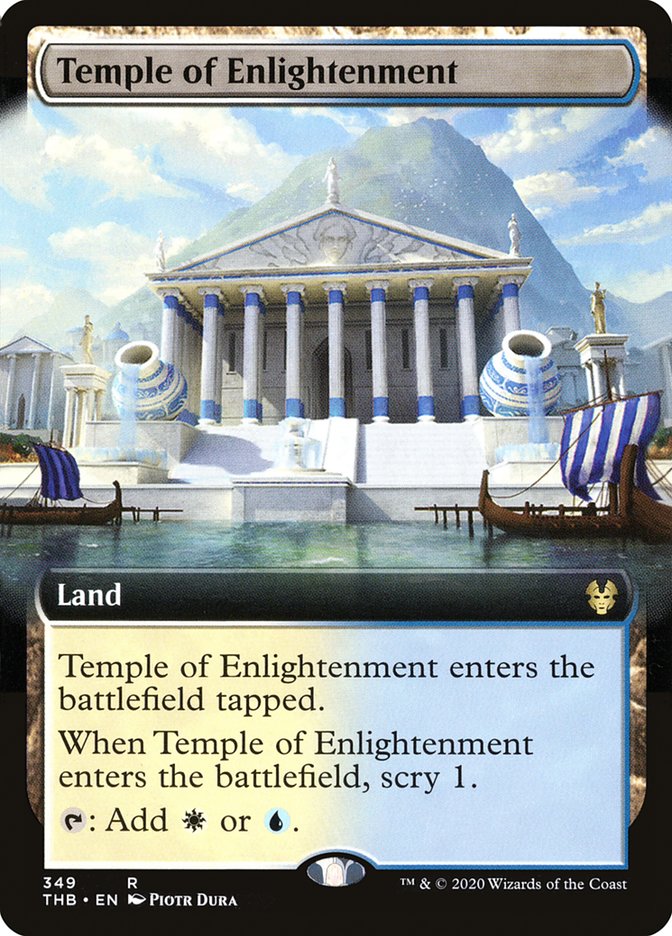 Temple of Enlightenment (Extended Art) [Theros Beyond Death] | Kessel Run Games Inc. 