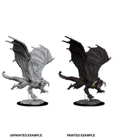 Nolzur’s Marvelous Miniatures: Young Black Dragon | Kessel Run Games Inc. 