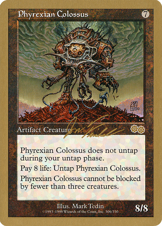 Phyrexian Colossus (Jon Finkel) [World Championship Decks 2000] | Kessel Run Games Inc. 