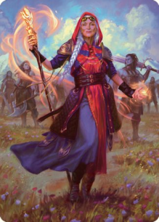 Jaya, Fiery Negotiator Art Card 1 [Dominaria United Art Series] | Kessel Run Games Inc. 