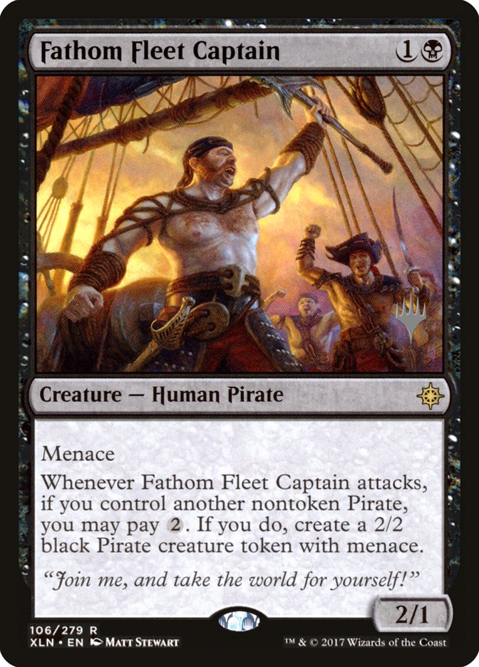 Fathom Fleet Captain (Promo Pack) [Ixalan Promos] | Kessel Run Games Inc. 