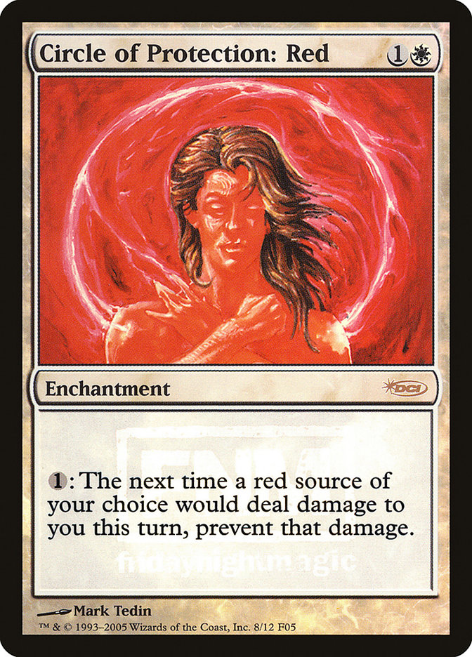 Circle of Protection: Red [Friday Night Magic 2005] | Kessel Run Games Inc. 