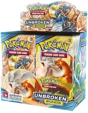 Pokémon TCG: Sun & Moon - Unbroken Bonds Booster Box | Kessel Run Games Inc. 