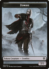 Golem // Zombie Double-Sided Token [Commander Legends Tokens] | Kessel Run Games Inc. 