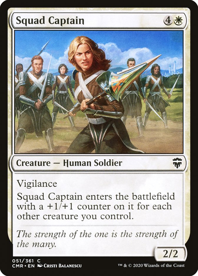 Squad Captain [Commander Legends] | Kessel Run Games Inc. 