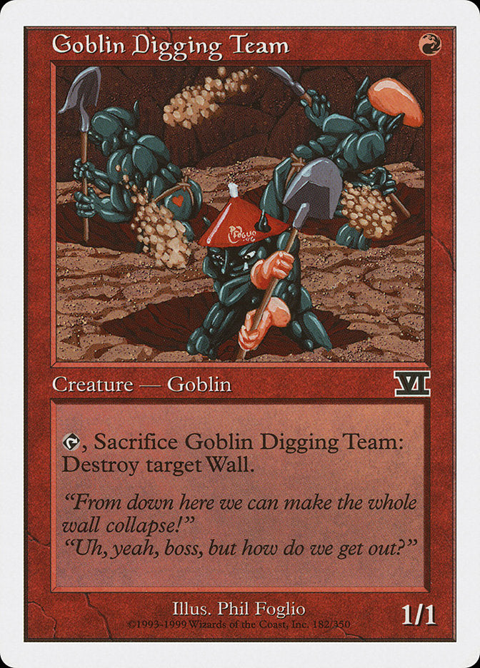 Goblin Digging Team [Classic Sixth Edition] | Kessel Run Games Inc. 