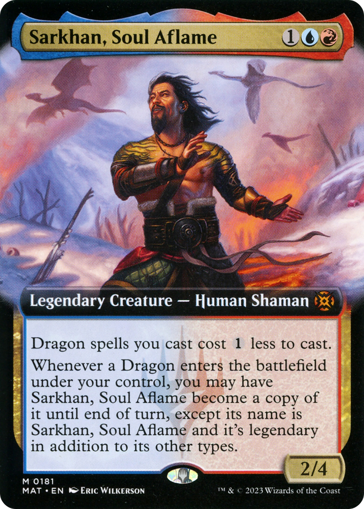 Sarkhan, Soul Aflame (Extended Art) [March of the Machine: The Aftermath] | Kessel Run Games Inc. 