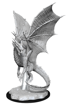 Nolzur’s Marvelous Miniatures: Young Silver Dragon | Kessel Run Games Inc. 