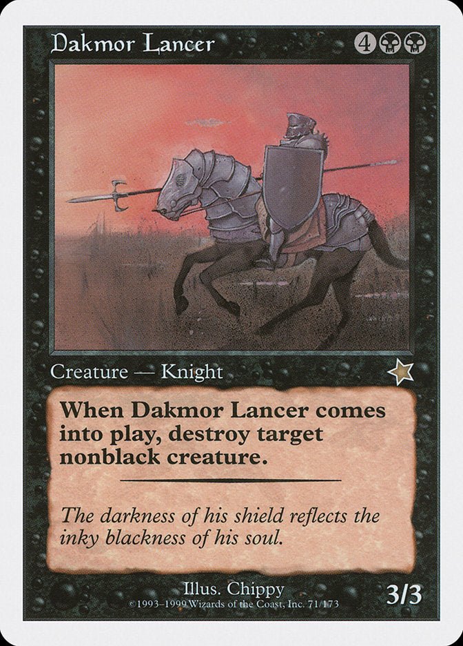 Dakmor Lancer [Starter 1999] | Kessel Run Games Inc. 