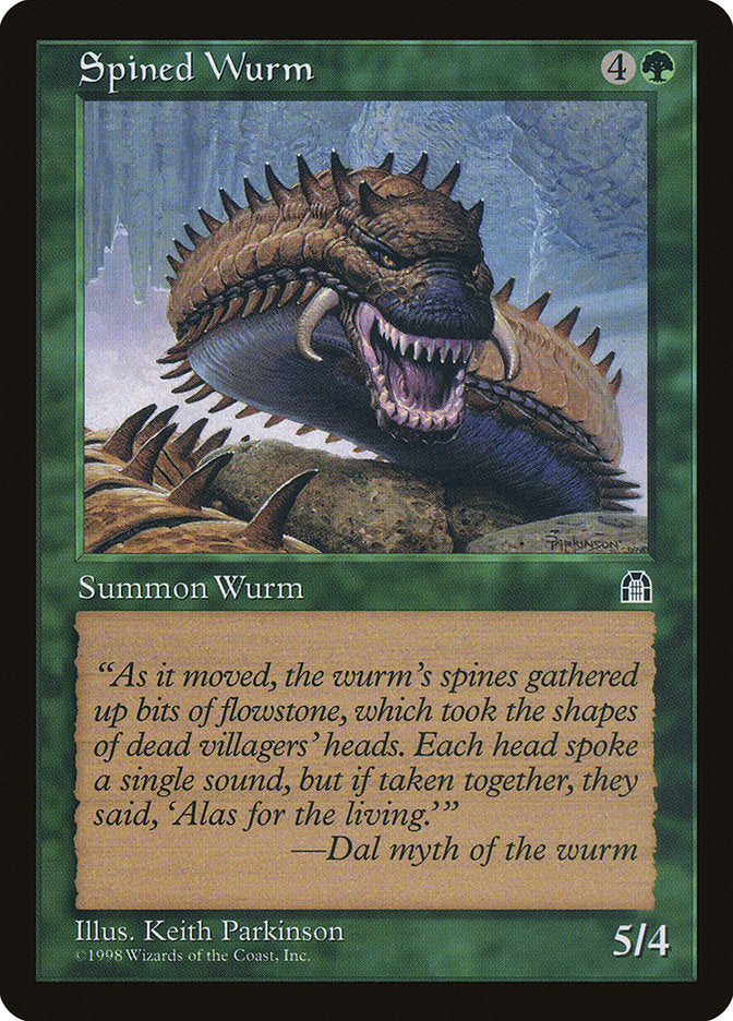 Spined Wurm [Stronghold] | Kessel Run Games Inc. 
