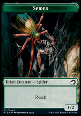 Beast (008) // Spider Double-Sided Token [Innistrad: Midnight Hunt Tokens] | Kessel Run Games Inc. 