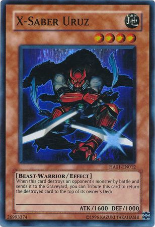 X-Saber Uruz [HA01-EN012] Super Rare | Kessel Run Games Inc. 