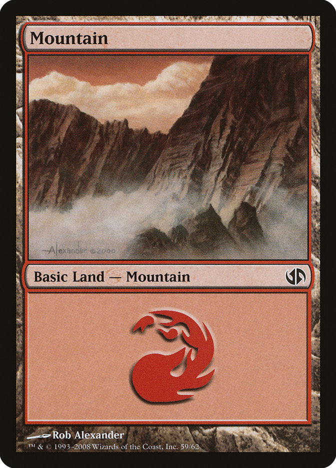 Mountain (59) [Duel Decks: Jace vs. Chandra] | Kessel Run Games Inc. 