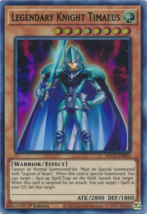 Legendary Knight Timaeus (Green) [DLCS-EN001] Ultra Rare | Kessel Run Games Inc. 