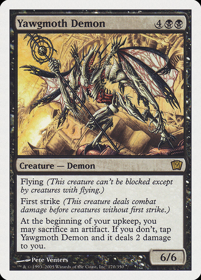 Yawgmoth Demon [Ninth Edition] | Kessel Run Games Inc. 