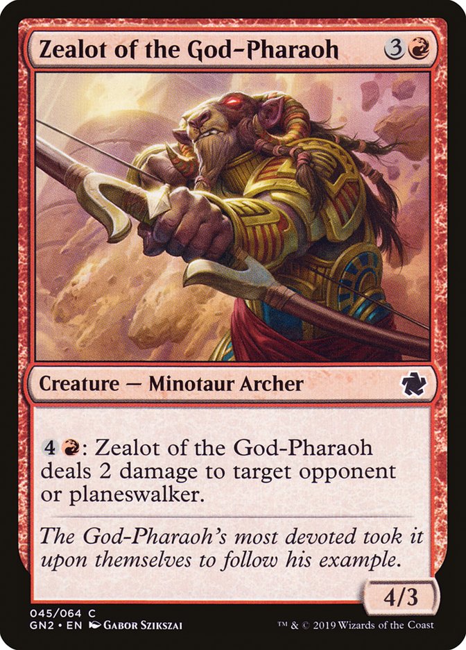 Zealot of the God-Pharaoh [Game Night 2019] | Kessel Run Games Inc. 
