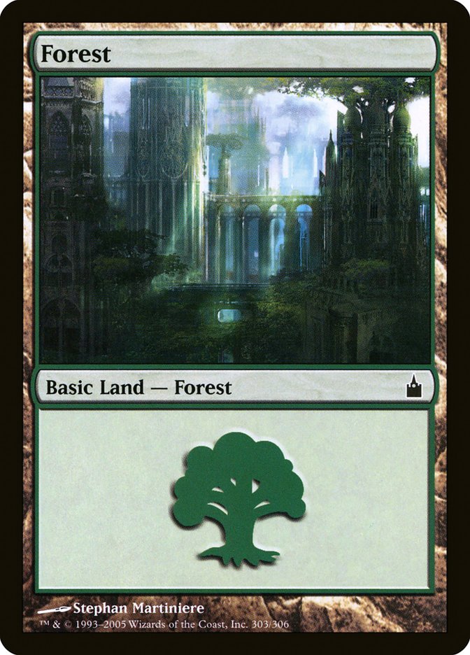 Forest (303) [Ravnica: City of Guilds] | Kessel Run Games Inc. 