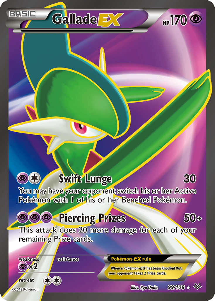 Gallade EX (99/108) [XY: Roaring Skies] | Kessel Run Games Inc. 