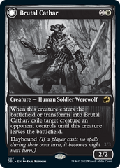 Brutal Cathar // Moonrage Brute [Innistrad: Double Feature] | Kessel Run Games Inc. 