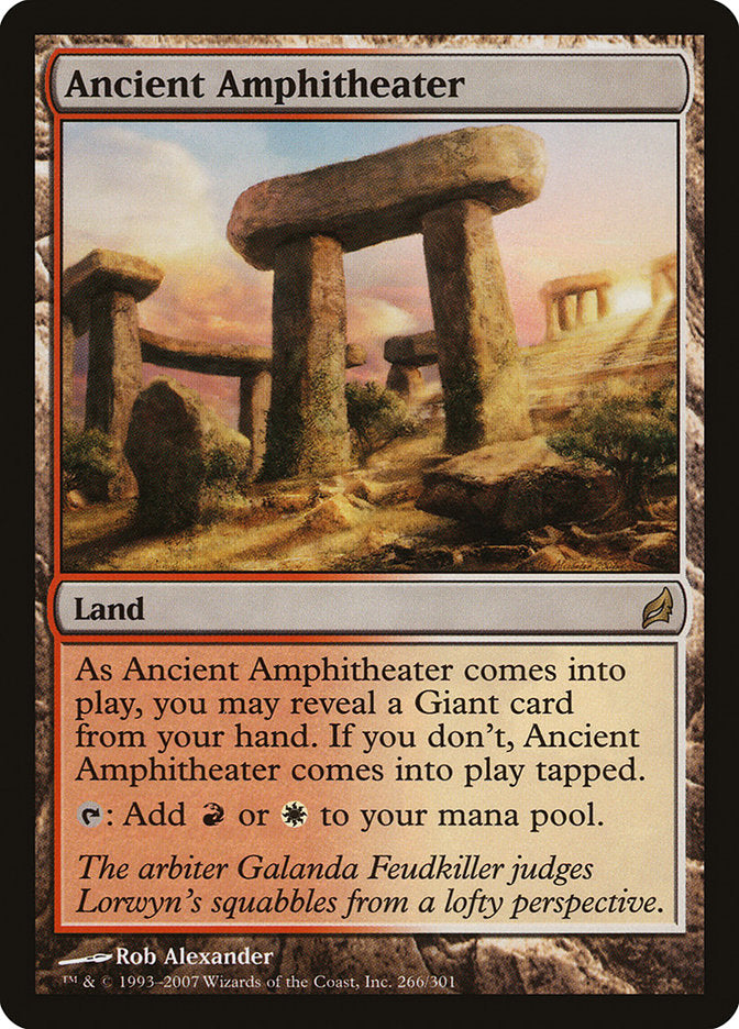 Ancient Amphitheater [Lorwyn] | Kessel Run Games Inc. 