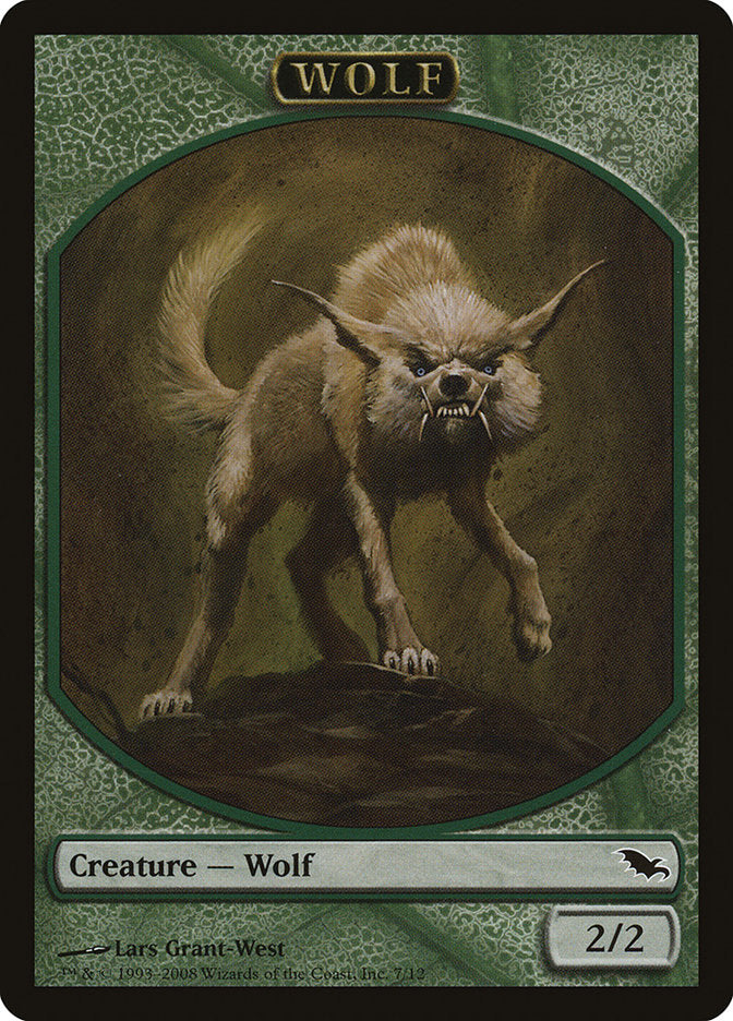 Wolf Token [Shadowmoor Tokens] | Kessel Run Games Inc. 