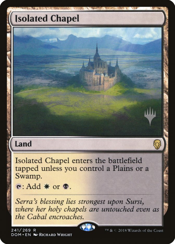 Isolated Chapel (Promo Pack) [Dominaria Promos] | Kessel Run Games Inc. 