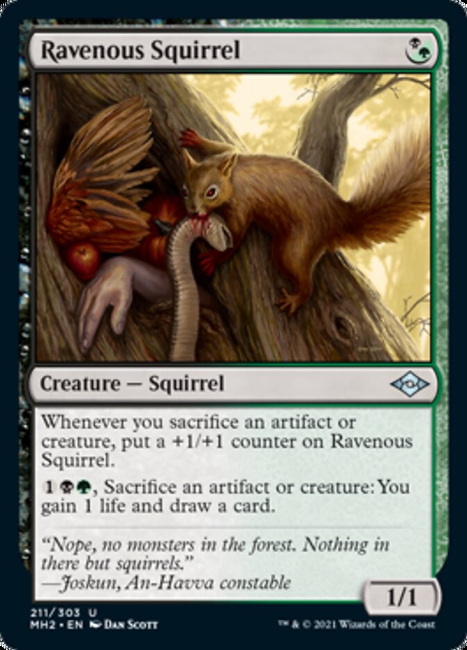 Ravenous Squirrel [Modern Horizons 2] | Kessel Run Games Inc. 