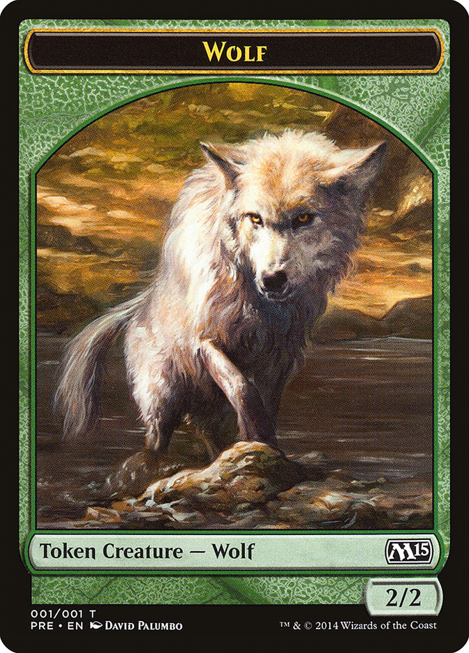 Wolf Token [Magic 2015 Prerelease Promos] | Kessel Run Games Inc. 
