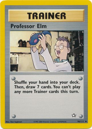 Professor Elm (96/111) [Neo Genesis Unlimited] | Kessel Run Games Inc. 