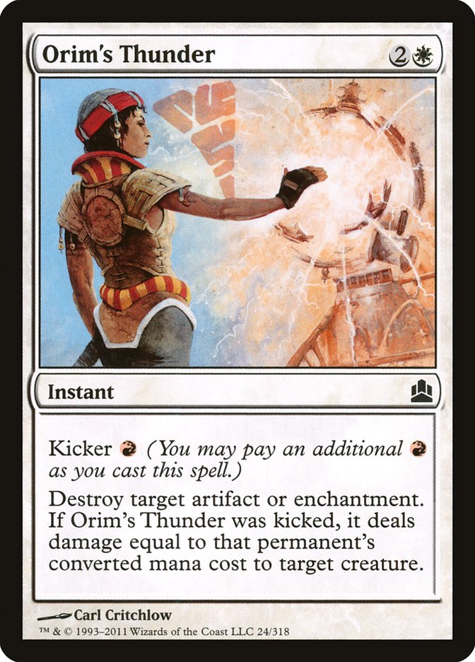 Orim's Thunder [Commander 2011] | Kessel Run Games Inc. 