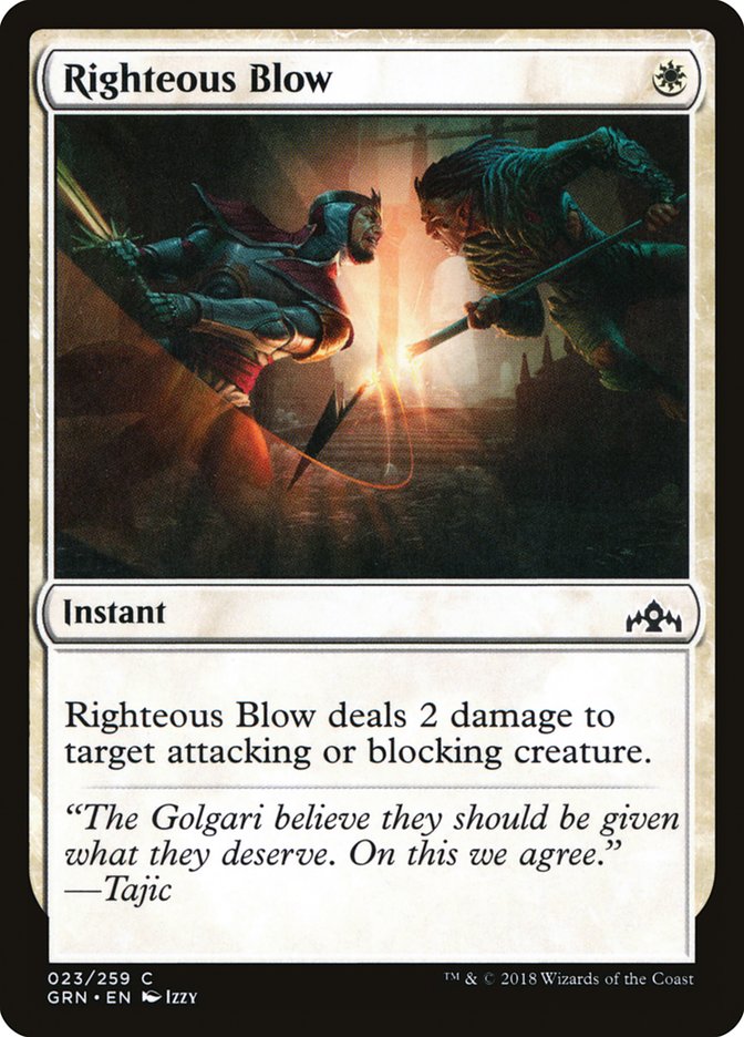 Righteous Blow [Guilds of Ravnica] | Kessel Run Games Inc. 