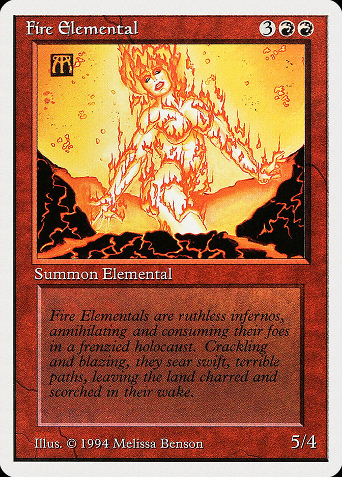 Fire Elemental [Summer Magic / Edgar] | Kessel Run Games Inc. 