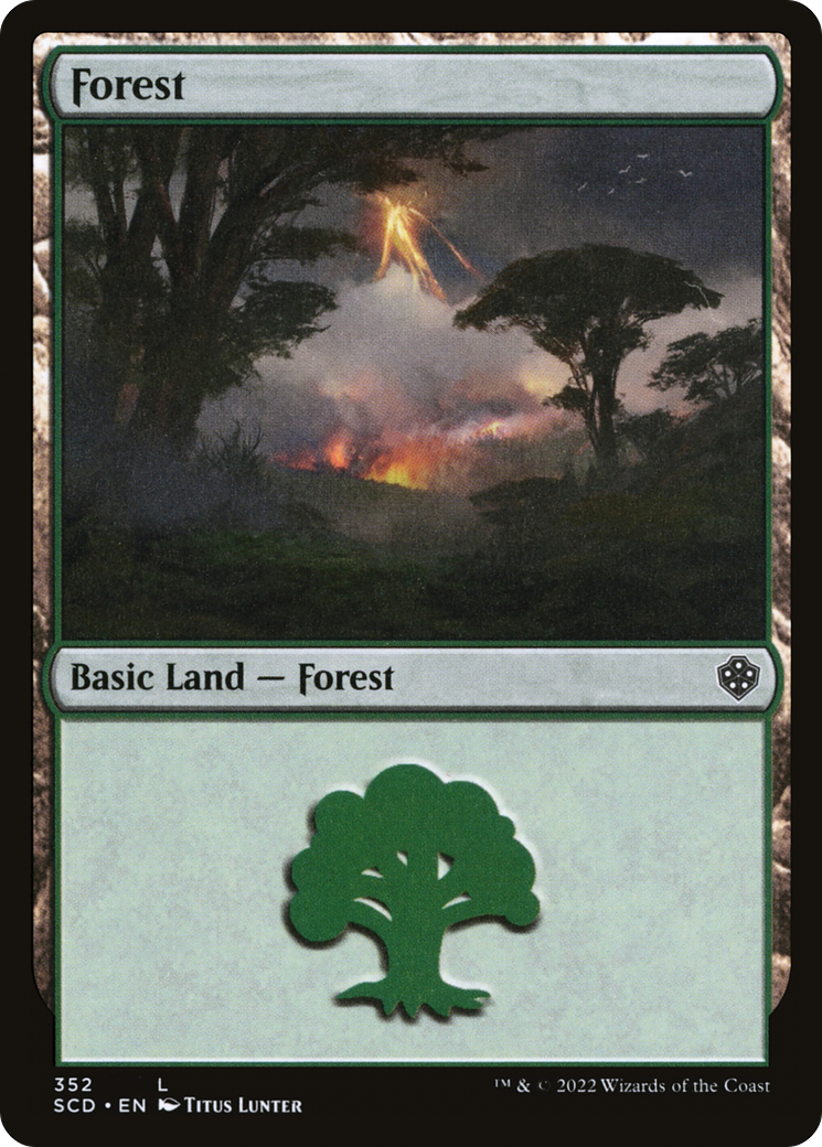 Forest (352) [Starter Commander Decks] | Kessel Run Games Inc. 