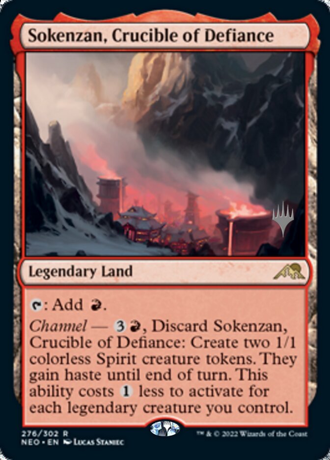 Sokenzan, Crucible of Defiance (Promo Pack) [Kamigawa: Neon Dynasty Promos] | Kessel Run Games Inc. 